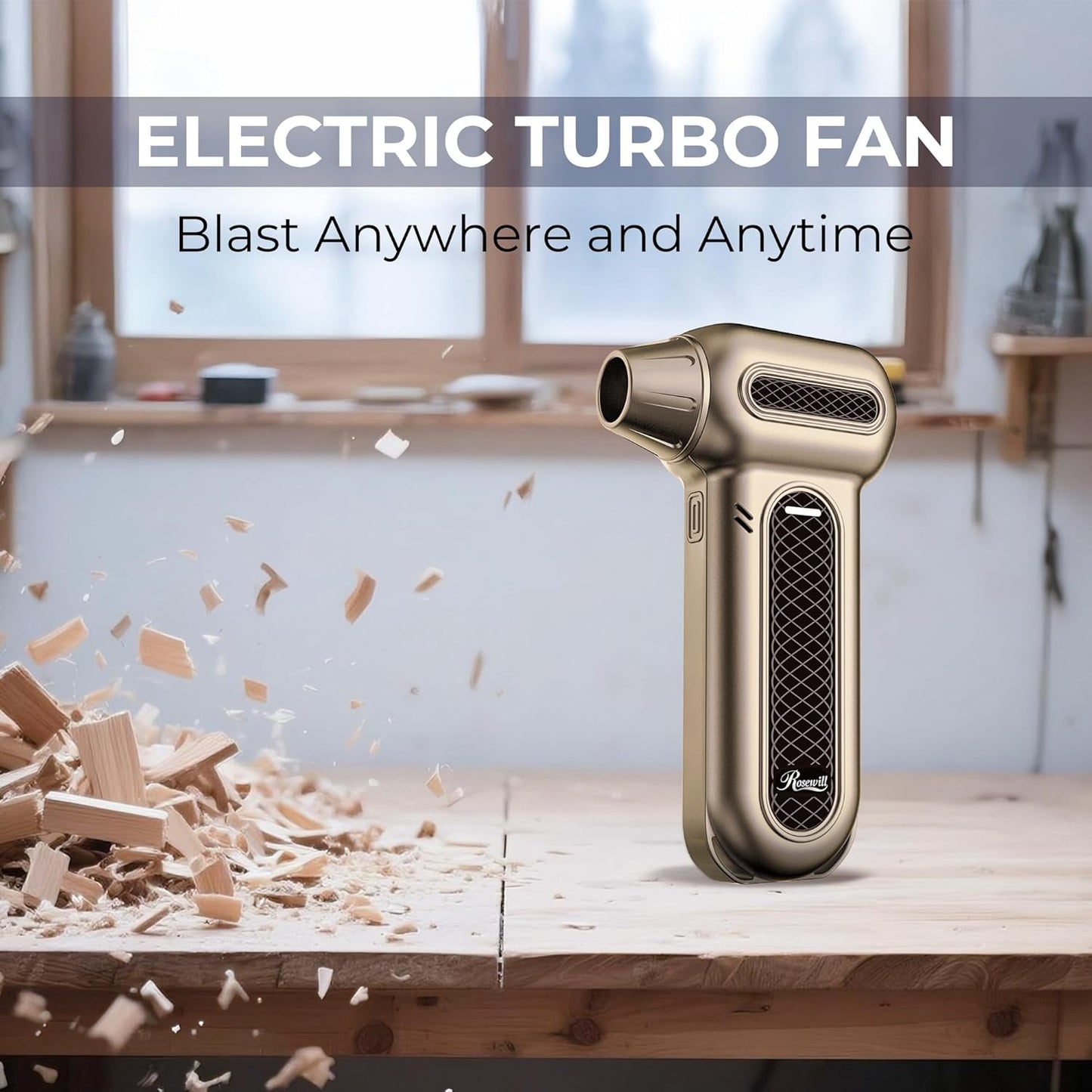 Revolutionary Electric Air Duster - 130,000 RPM Cordless Blower with Turbo Mode & 4-Gear Adjustable Speed for Ultimate Cleaning Power!