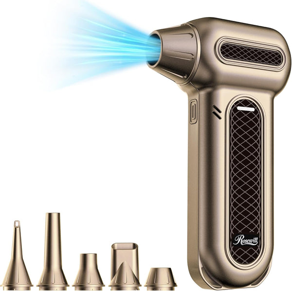 Revolutionary Electric Air Duster - 130,000 RPM Cordless Blower with Turbo Mode & 4-Gear Adjustable Speed for Ultimate Cleaning Power!