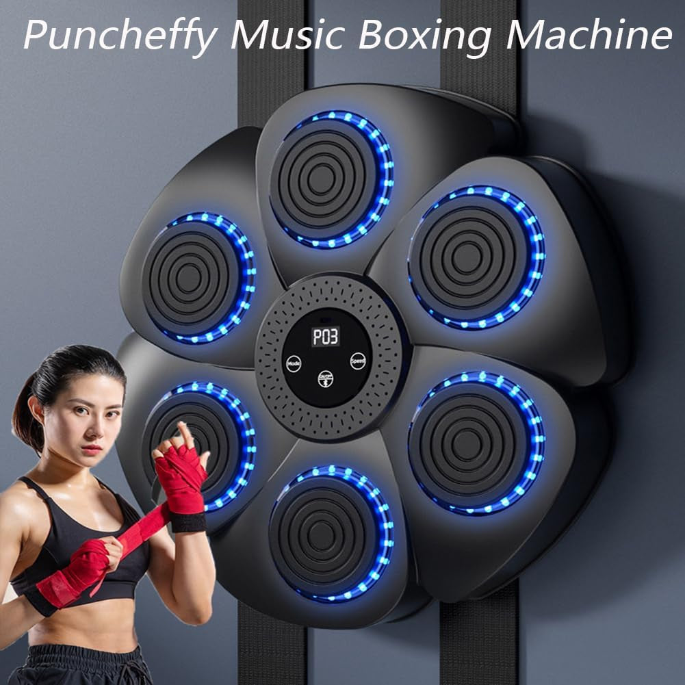 Music Boxing Machine for Kids, Kids Music Boxing Machine, Music Punching Pad for Wall, Wall Punching Pad