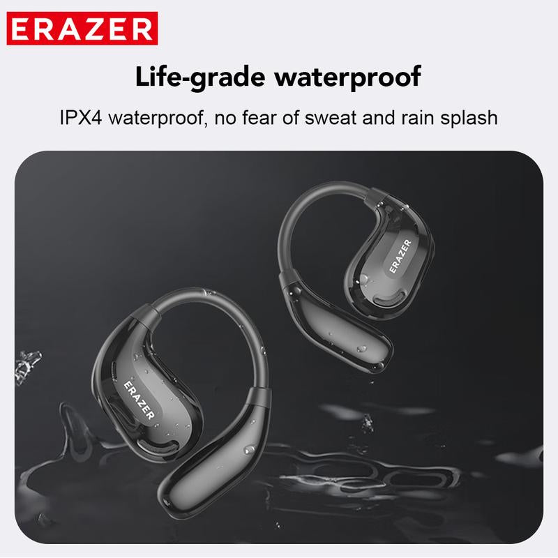 ERAZER Xt66Pro OWS Wireless Bluetooth Earphones - Premium HIFI Sound Quality with Built-In Microphone and Lightweight Design