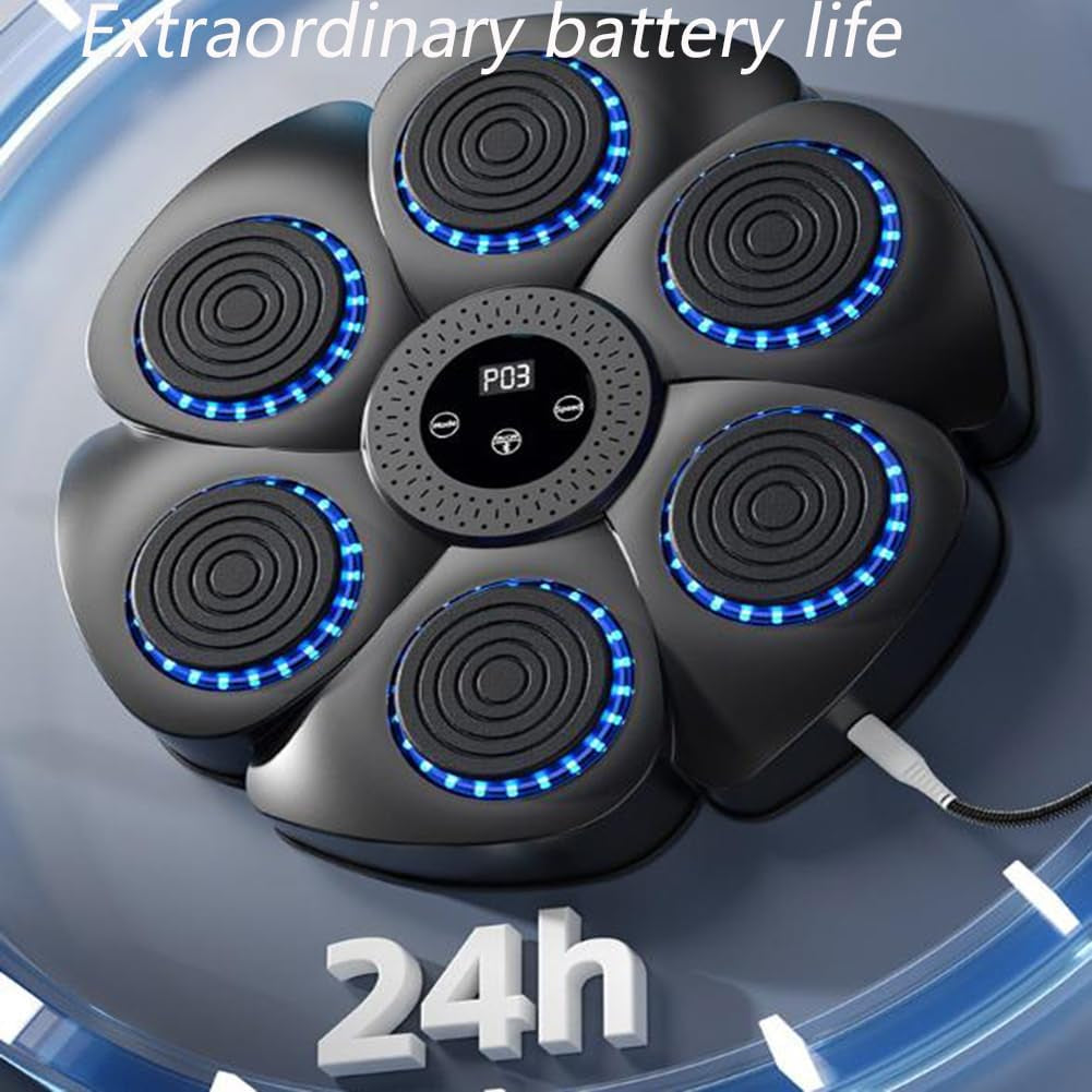 Music Boxing Machine for Kids, Kids Music Boxing Machine, Music Punching Pad for Wall, Wall Punching Pad