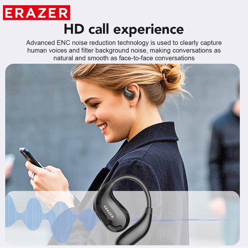 ERAZER Xt66Pro OWS Wireless Bluetooth Earphones - Premium HIFI Sound Quality with Built-In Microphone and Lightweight Design